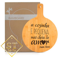 Tábua de Corte em Bambu Cozinha com Amor - Sê-Tu