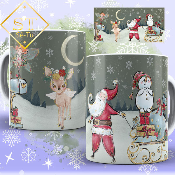 Caneca Natal Polo Norte - Sê-Tu