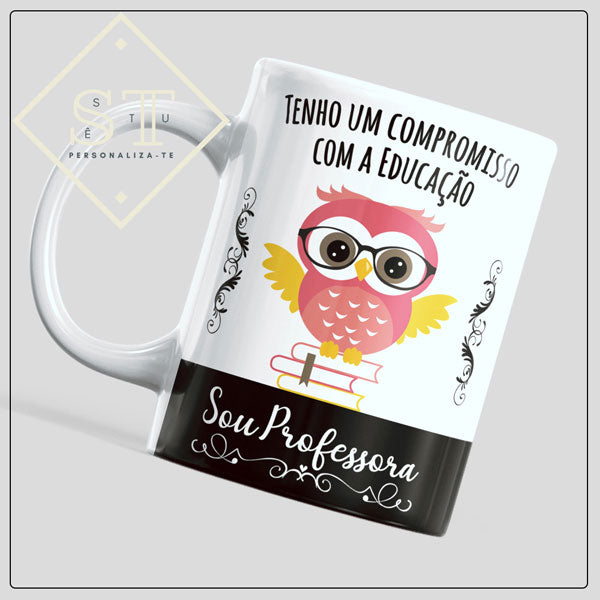 Caneca Compromisso com a Educação - Sê-Tu