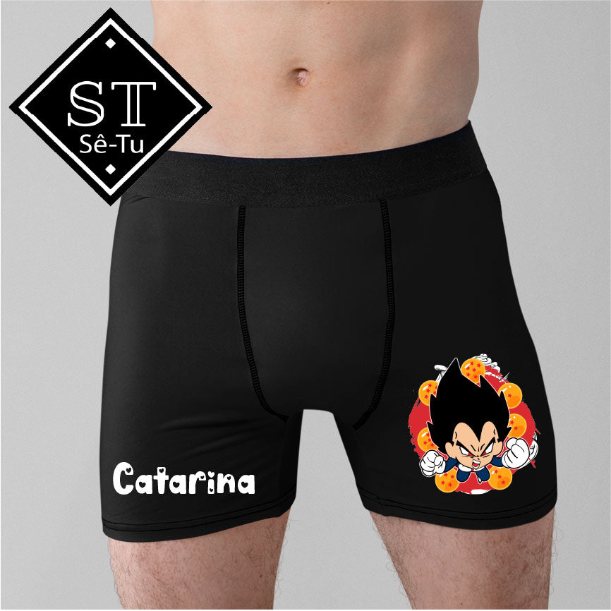 Boxer/Cueca Vegeta & Bulma