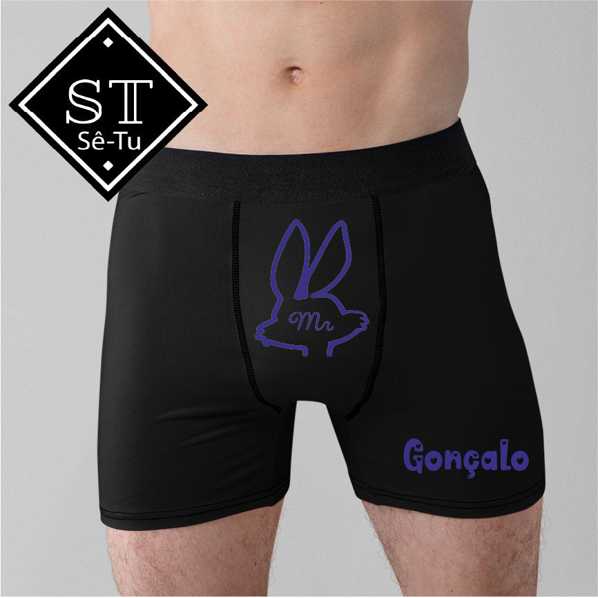 Boxer/Cueca Mr. Mrs. Rabbit