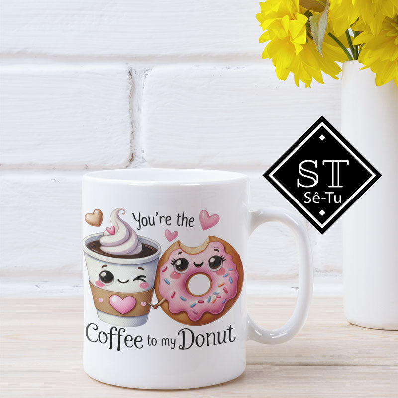 Caneca You're the Coffee To My Donut