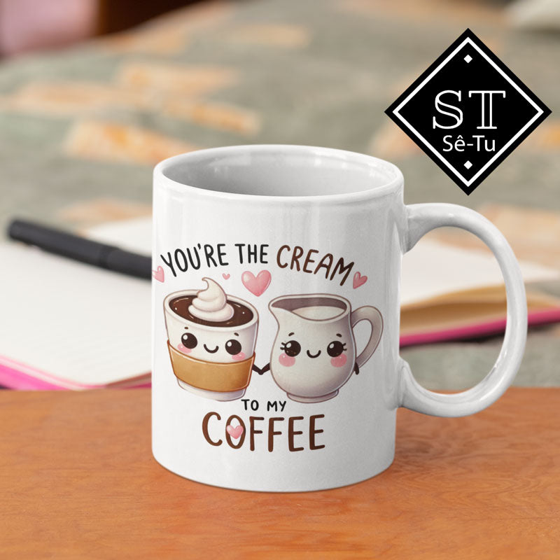 Caneca You're The Cream To My Coffee