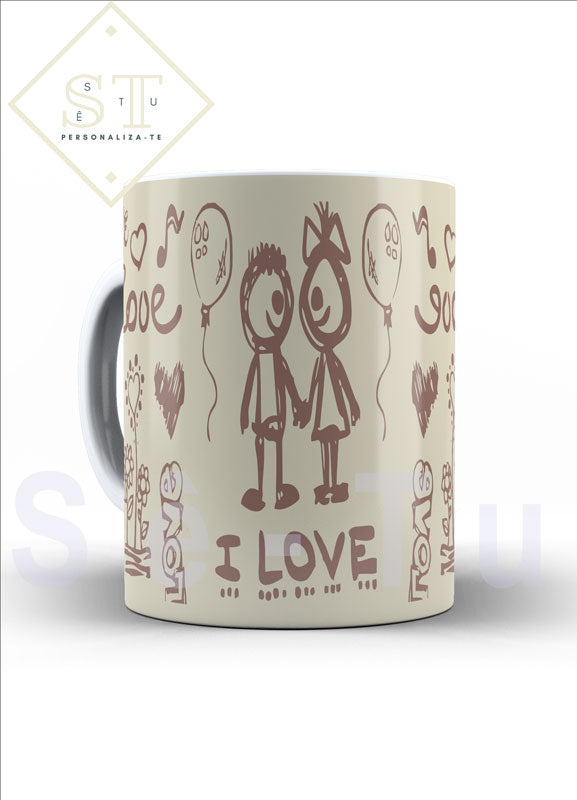 I Love (Caneca) - Sê-Tu