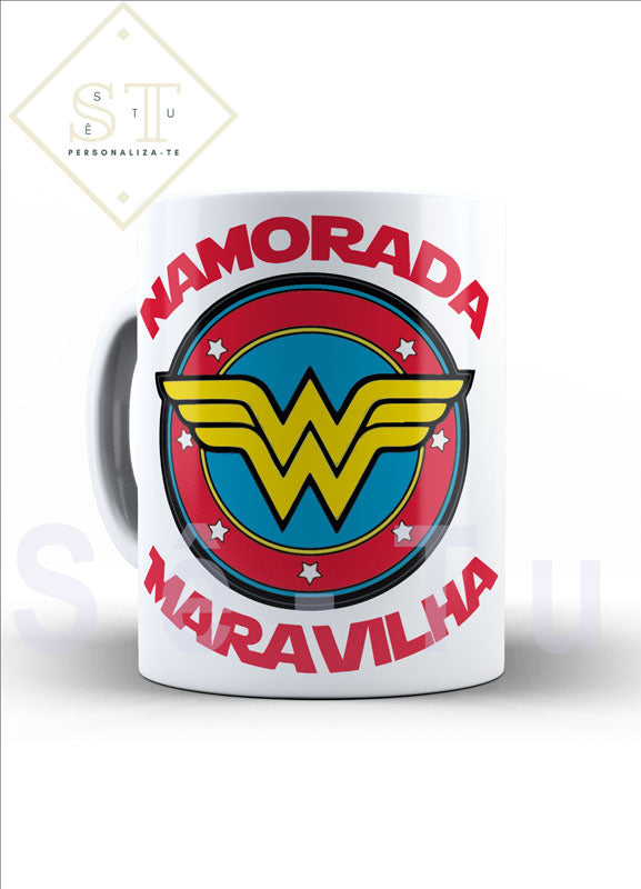 Namorada Maravilha (caneca) - Sê-Tu