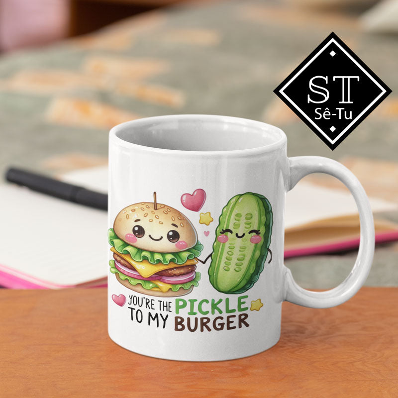 Caneca You're The Pickle To My Burger