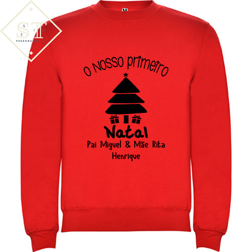 O nosso primeiro Natal (sweatshirt) - Sê-Tu