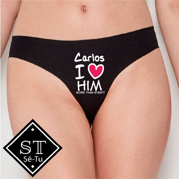 Boxer/Cueca I Love Him + HER