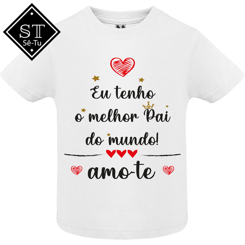 T-shirt Baby Versão Mini do Pai