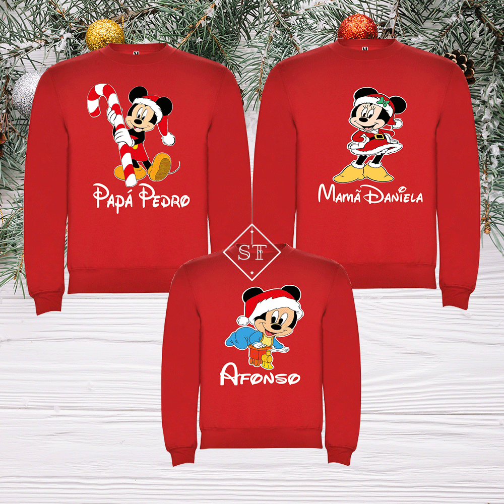 Sweatshirt Mickey Natal - Papá