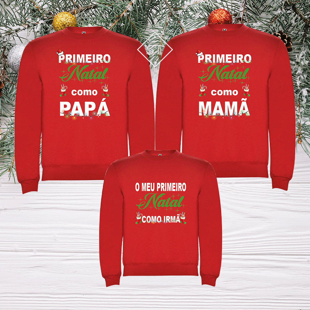 Sweatshirt Primeiro Natal 2 - Criança