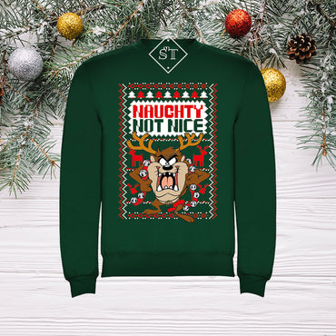 Sweatshirt Taz Natal - Adulto