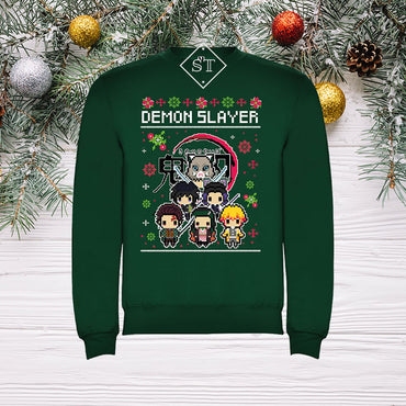 Sweatshirt Demon Slayer 3 Natal - Adulto