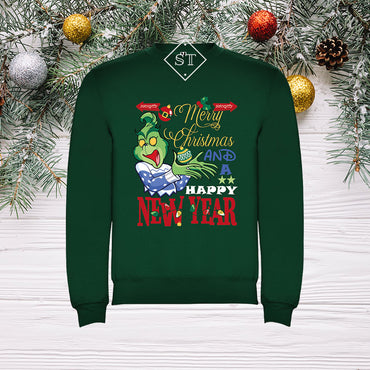 Sweatshirt Grinch Natal - Adulto