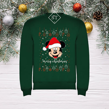 Sweatshirt Mickey Natal - Adulto