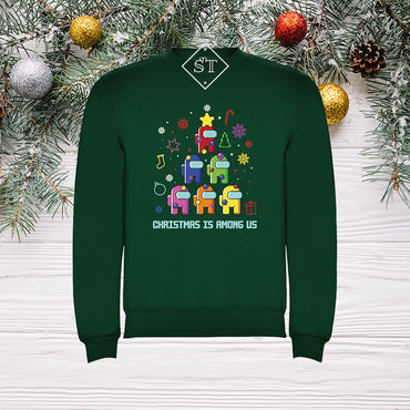 Sweatshirt Among Us Natal - Adulto