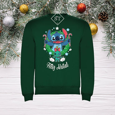 Sweatshirt Stitch Natal - Adulto