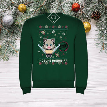 Sweatshirt Demon Slayer Natal - Adulto