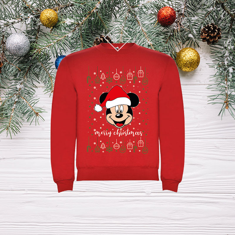 Sweatshirt Mickey Natal - Criança