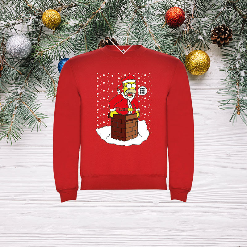 Sweatshirt Homer Simpson Natal - Criança