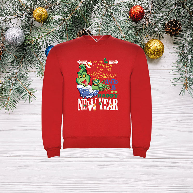 Sweatshirt Grinch Natal - Criança