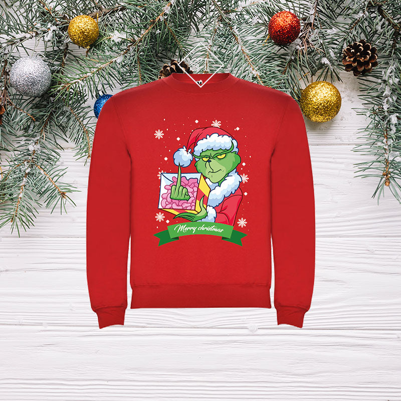 Sweatshirt Grinch 2 Natal - Criança