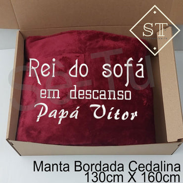 Manta Rei do Sofá