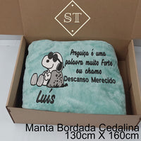 Manta Snoopy Perguiça