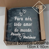 Manta Para nós todo Amor do Mundo