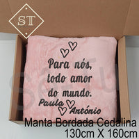 Manta Para nós todo Amor do Mundo