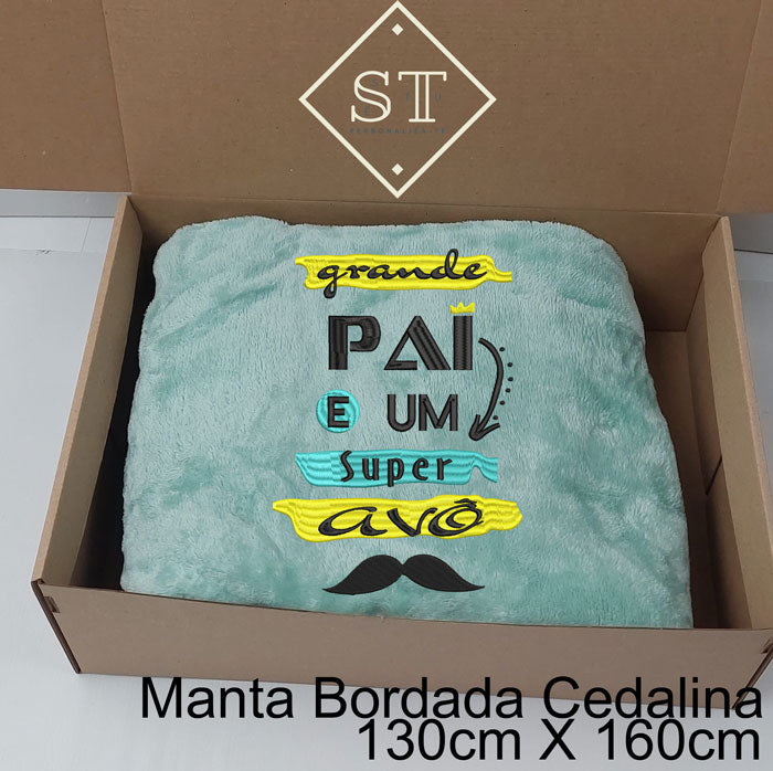 Manta Grande Pai super Avô