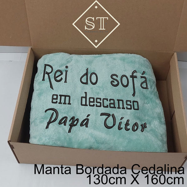 Manta Rei do Sofá