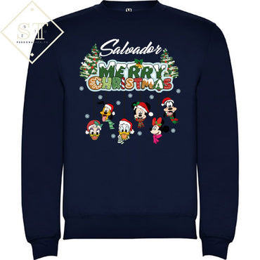 Sweatshirt Mickey Pendurado Natal - Criança