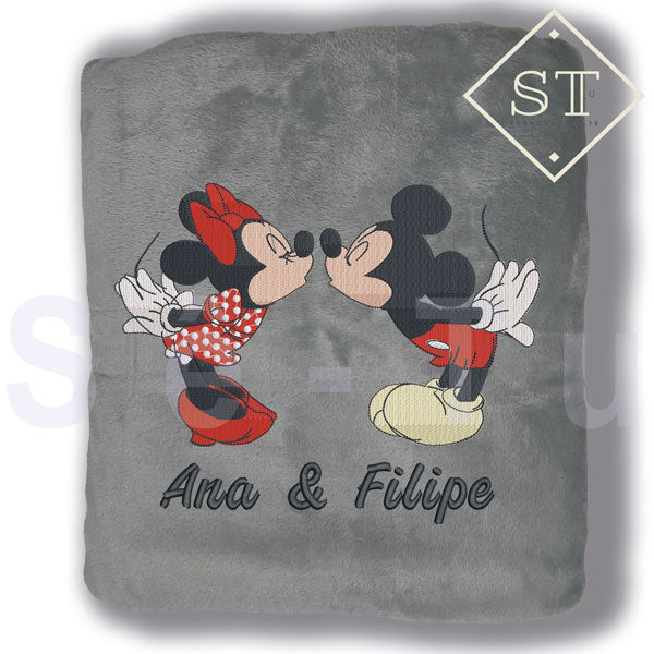 Mickey & Minnie Kiss Manta - Sê-Tu