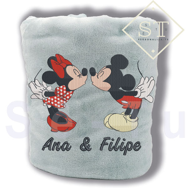 Mickey & Minnie Kiss Manta - Sê-Tu