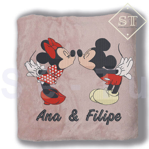 Mickey & Minnie Kiss Manta - Sê-Tu