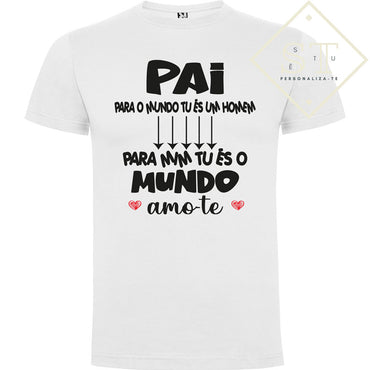 T-shirt Pai Para o Mundo