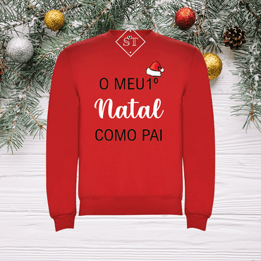 Sweatshirt Primeiro Natal - Papá