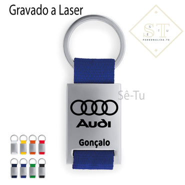 Porta Chaves Audi Com Nome - Sê-Tu