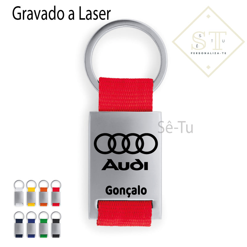 Porta Chaves Audi Com Nome - Sê-Tu