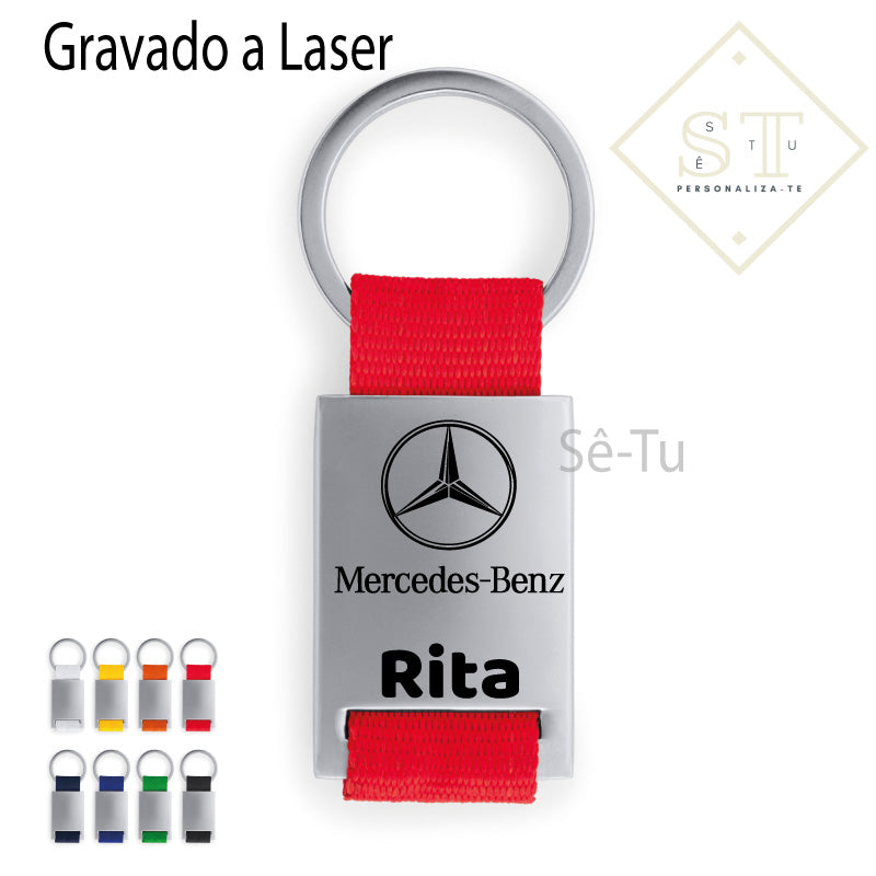 Porta Chaves Mercedes Com Nome - Sê-Tu