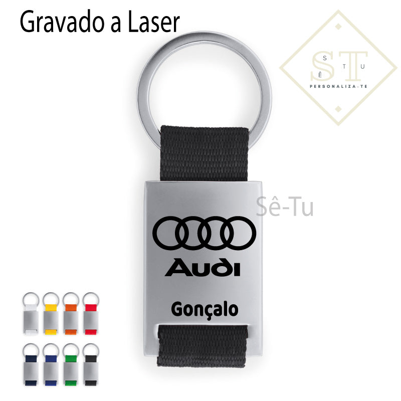 Porta Chaves Audi Com Nome - Sê-Tu