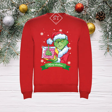 Sweatshirt Grinch 2 Natal - Criança