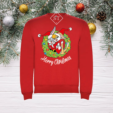 Sweatshirt Bugs e Lola Natal - Criança