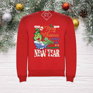 Sweatshirt Grinch Natal - Criança