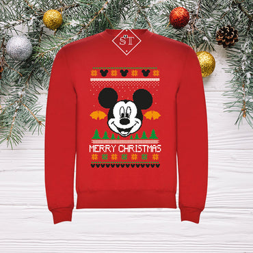 Sweatshirt Mickey 4 Natal - Criança