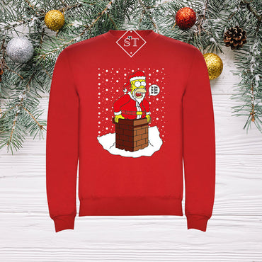 Sweatshirt Homer Simpson Natal - Criança