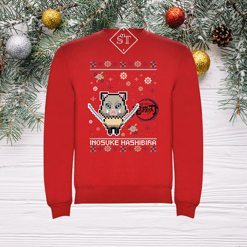 Sweatshirt Demon Slayer Natal - Adulto