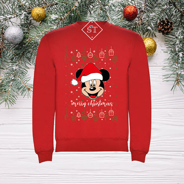 Sweatshirt Mickey Natal - Criança