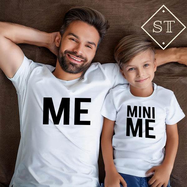 Conjunto T-shirts Pai & Filho/a Me & Mini Me